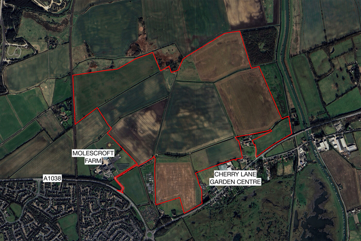 The site is located to the north-east of Beverley.